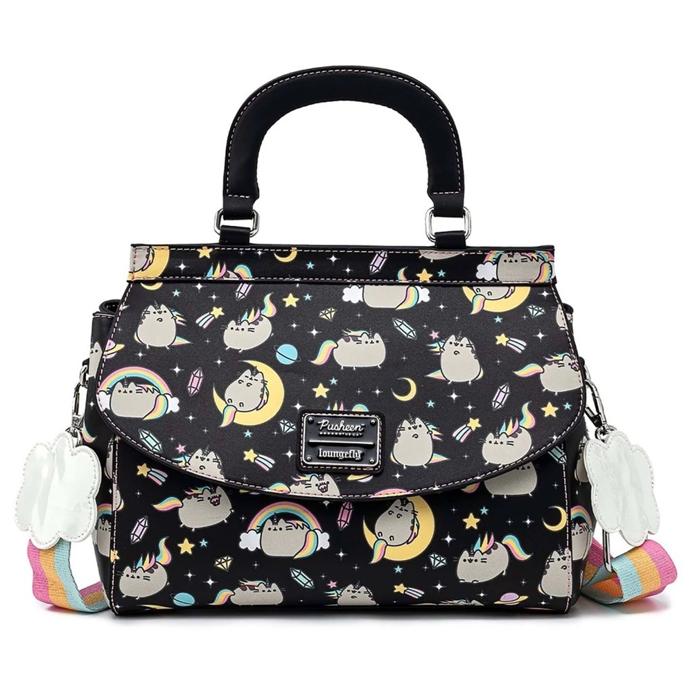 *ISO* Loungefly x Pusheen Rainbow Unicorn Messenger Purse 🌈🦄